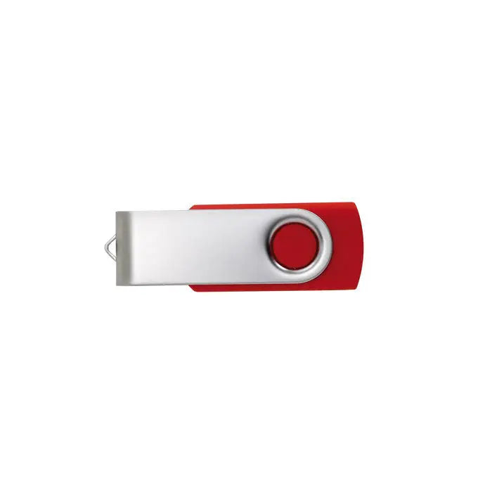 Techmate usb flash de 4 gb roșu și argintiu cu design rabatabil din metal pentru stocare portabilă