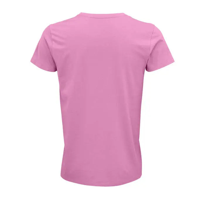 Tricou bărbați crusader 150g roz pal cu mâneci scurte și guler rotund din material moale și neted