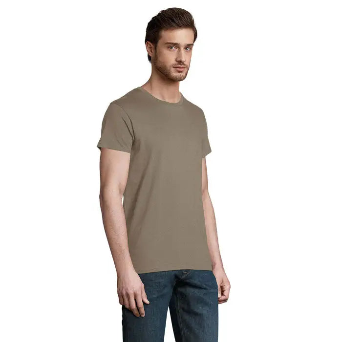 Tricou bărbați crusader 150g bumbac verde olive cu gât rotund pentru bărbați