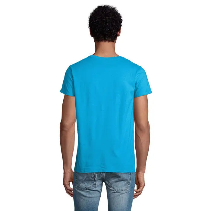 Tricou bărbati crusader 150g cu mânecă scurtă, culoare turcoaz vibrant, material ușor și confortabil