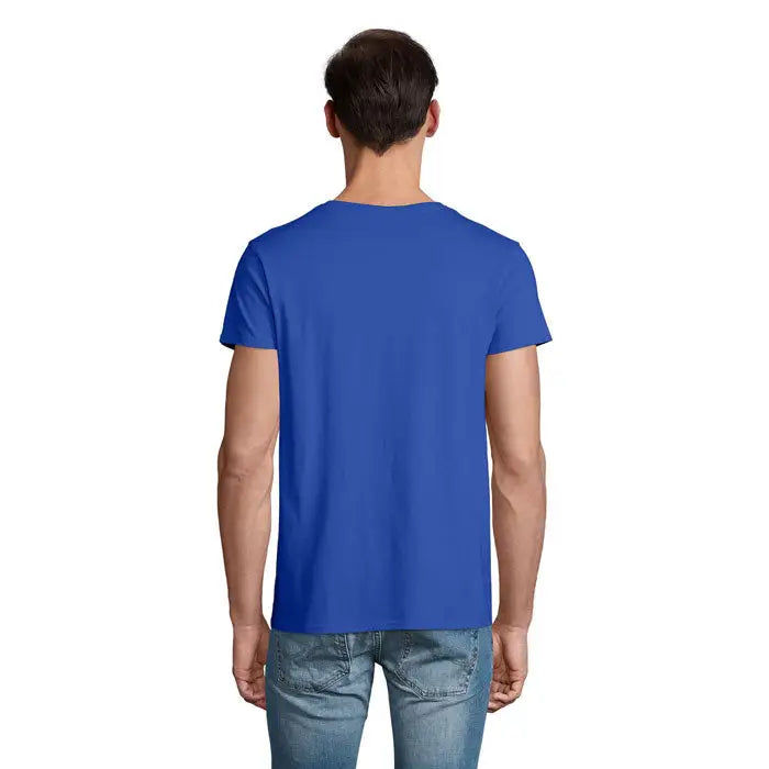 Tricou bărbați crusader 150g albastru royal solid cu mâneci scurte din bumbac robust