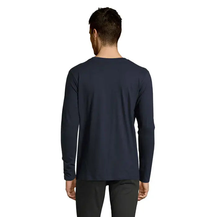 Tricou bărbați lsl imperial190 albastru navy mânecă lungă din bumbac pentru uz casual