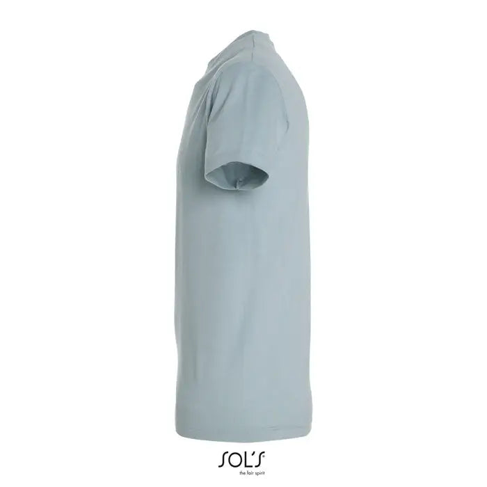 Tricou imperial men 190g polo bleu deschis cu maneci scurte, guler clasic si cusaturi fine