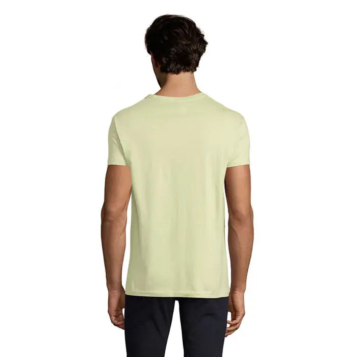 Tricou imperial men 190g pale green de bumbac cu maneci scurte si decolteu rotund