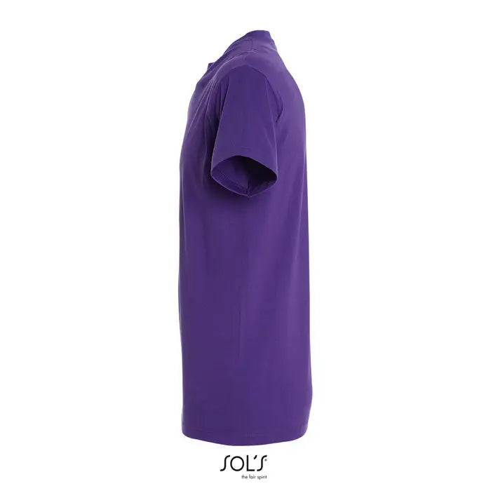 Tricou imperial men 190g mov cu mâneci scurte și guler rotund din bumbac moale