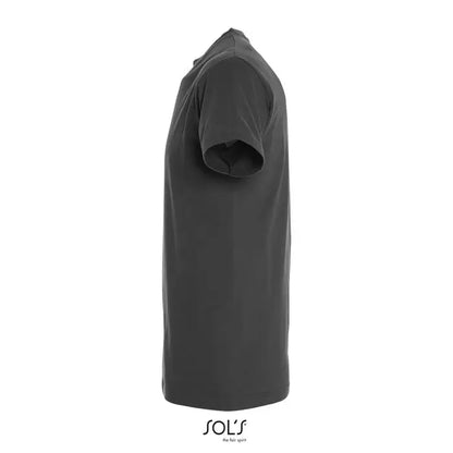 Tricou imperial men 190g negru cu mâneci scurte și guler clasic din bumbac moale