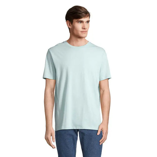 Tricou legend organic 175g verde mentă deschis cu mâneci scurte și material moale din bumbac