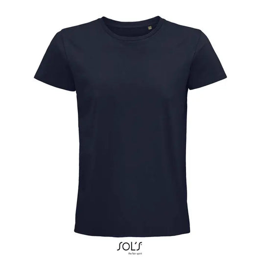 Tricou pioneer men 175g bleumarin cu mânecă scurtă și guler rotund din bumbac pentru bărbați