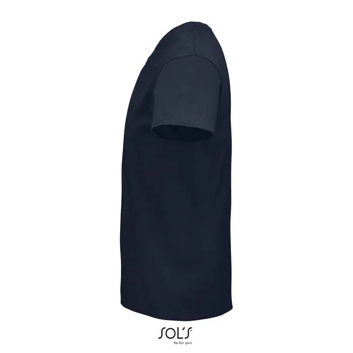 Tricou Pioneer Men 175g albastru închis cu mâneci scurte, guler rotund clasic și cusături subtile