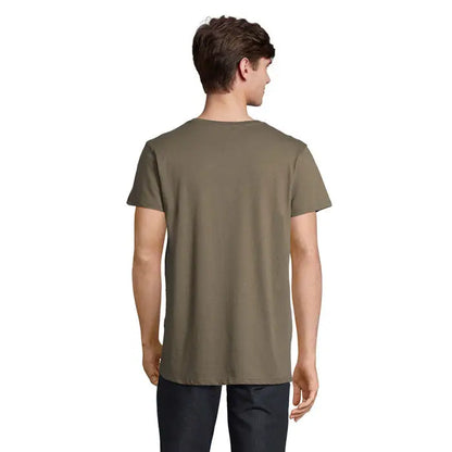 Tricou re crusader 150g olive verde din bumbac cu decolteu rotund simplu si maneci scurte