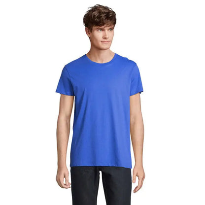 Tricou re crusader 150g albastru aprins cu guler rotund si maneci scurte din material usor si rezistent