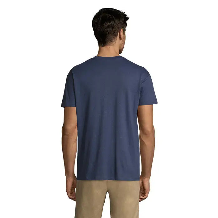 Tricou navy albastru din bumbac de 150g model regent simplu pentru uz casual