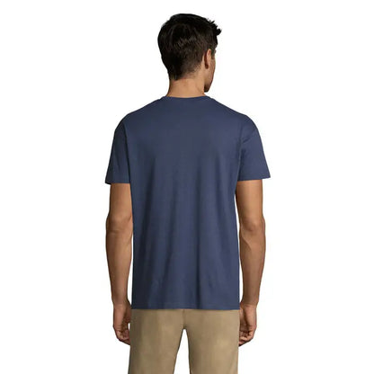 Tricou uni regent 150g bleumarin din bumbac pentru uz casual, vedere fata a produsului