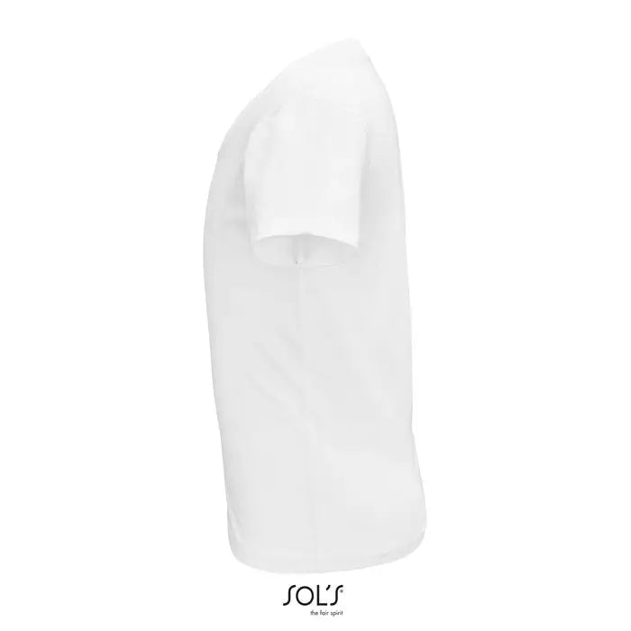 Tricou alb de bumbac trioc crusader kids 150g cu design simplu și mâneci scurte pentru copii