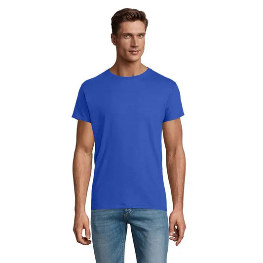 Tricou epic uni 140g royal albastru cu mâneci scurte și gât rotund, din bumbac moale pentru confort zilnic