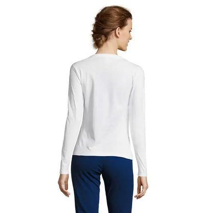 Top alb trioc majestic lg maneca cu maneci lungi si material fin ajustat pentru barbati