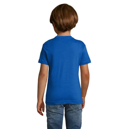 Tricou copii trioc regent fit kids 150 albastru deschis din bumbac cu maneci scurte, potrivit pentru sezon cald