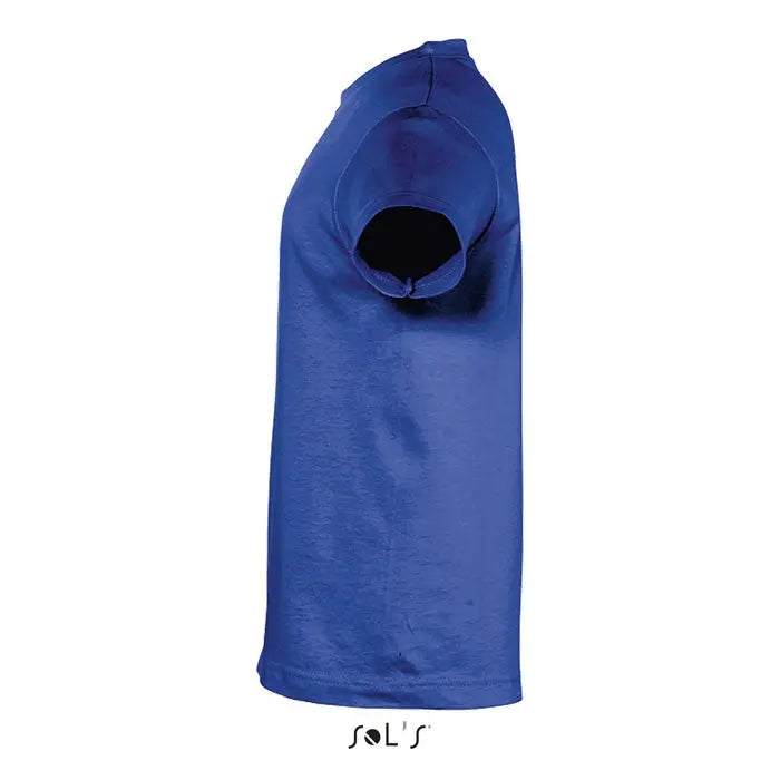 Tricou royal albastru regal solid pentru copii trioc regent cu mâneci scurte g 150g clasic cu guler rotund