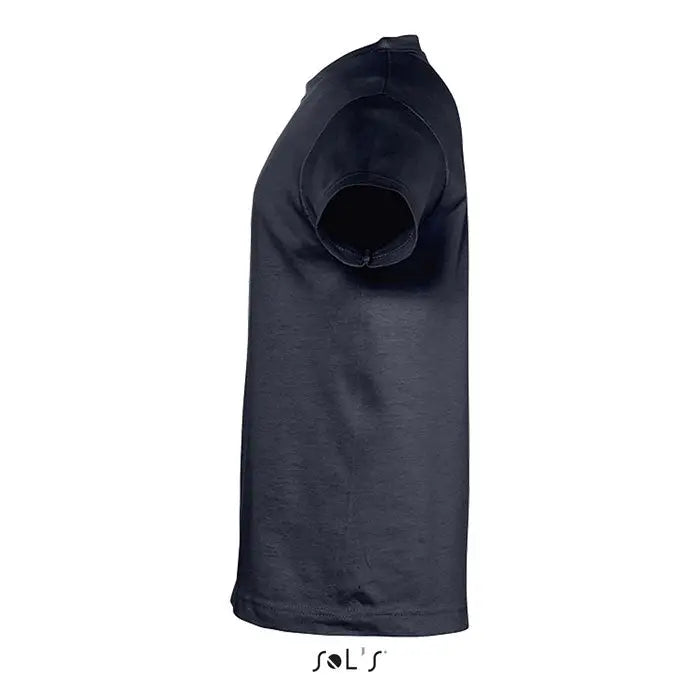 Trioс regent kids 150g tricou negru cu maneci scurte, guler rotund simplu si textura subtile