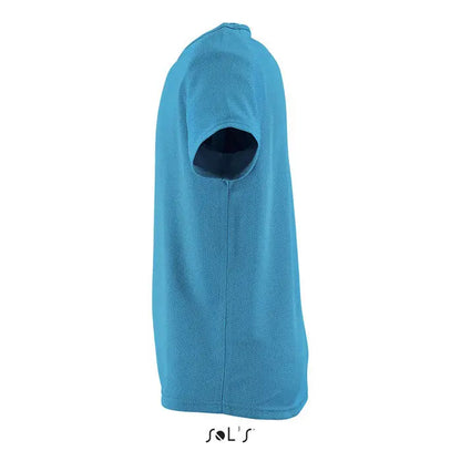 Masca de fata trioc sporty pentru copii 140g turcoaz din plasa cu maneca scurta si captuseala neagra interioara