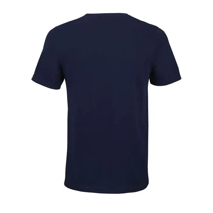 Tricou albastru navy cu mâneci scurte trioC tuner 150 din material ușor pentru utilizare casuală