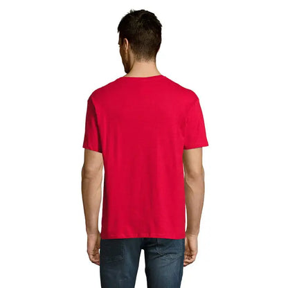 Tricou roșu tricou de bărbați trioc victory gol v 150 cu mâneci scurte și decolteu rotund din bumbac