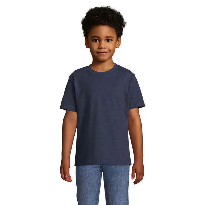 Tricou pentru copii triuc imperial kids 190g maneci scurte navy din bumbac moale