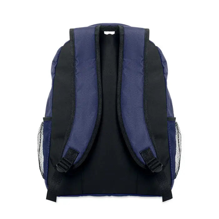 Rucsac troler navy blue și negru 600d rpet cu buzunare laterale din plasă pentru organizare eficientă
