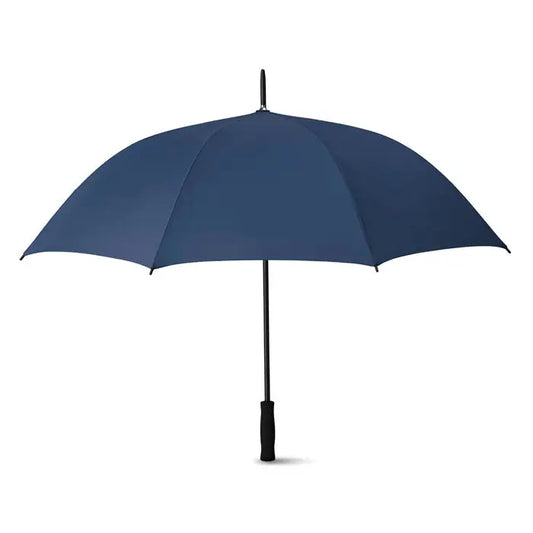 Umbrela de 27 inch navy blue cu maner si ax negru din material rezistent pentru ploaie