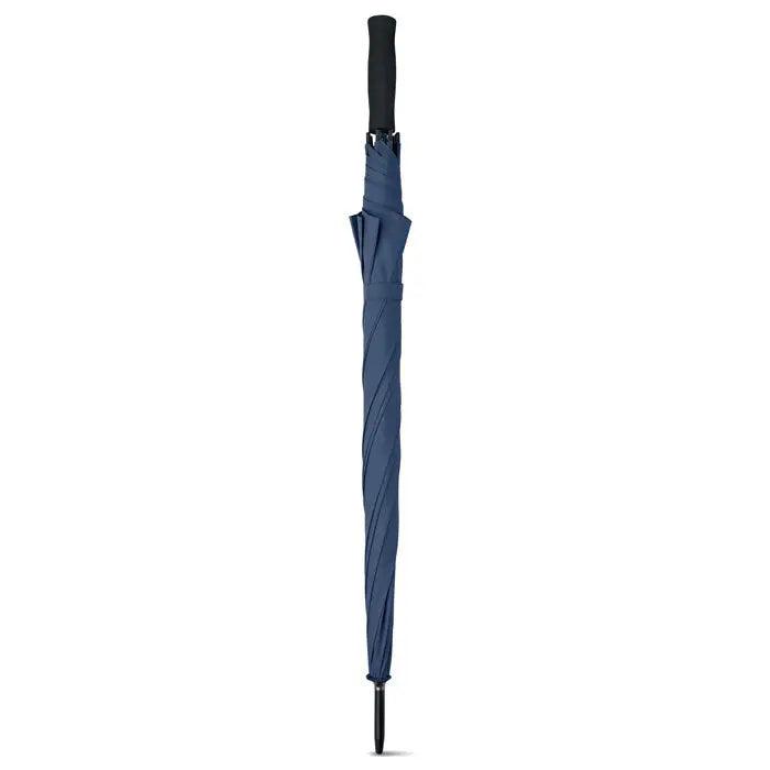 Umbrelă de golf navy blue de 27 inch cu mâner și vârf negru pentru protecție împotriva ploii