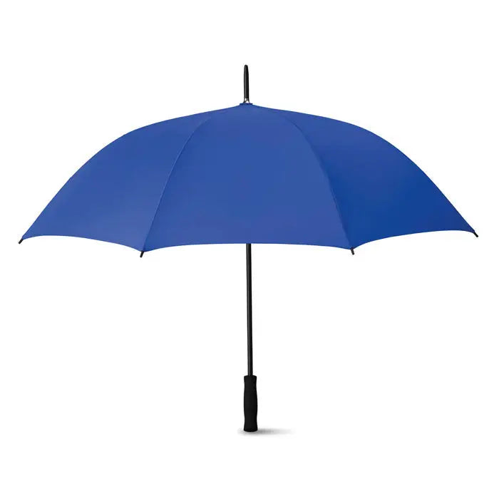 Umbrelă de 27 inch albastru regal cu mâner și ax negru din materiale durabile pentru protecție eficientă