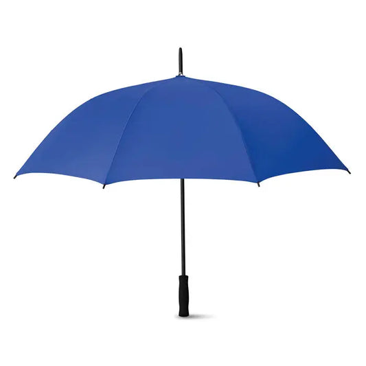 Umbrelă de 27 inch albastru regal cu mâner și ax negru din materiale durabile pentru protecție eficientă