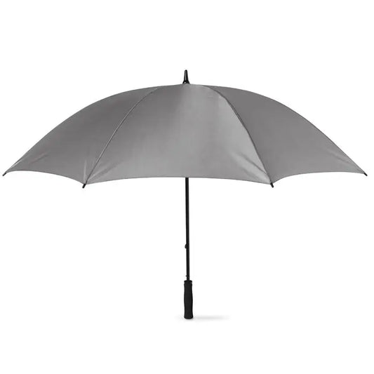 Umbrela de 30 inch cu design mat gri mat si maner negru pentru golf si ploaie