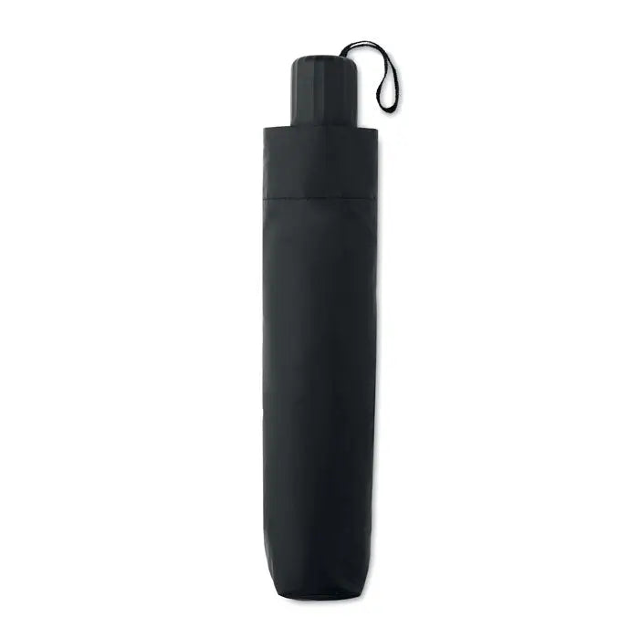 Umbrela de soare auto neagra compacta cu finisaj mat si maner mic tip bucla