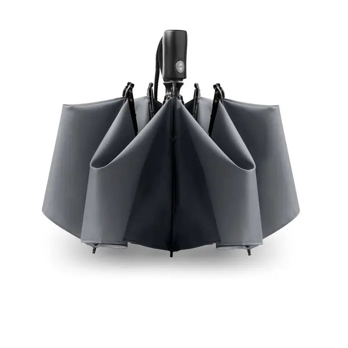 Umbrela reversibila pliabila neagra cu design modern minimalist si maner cu finisaj mat