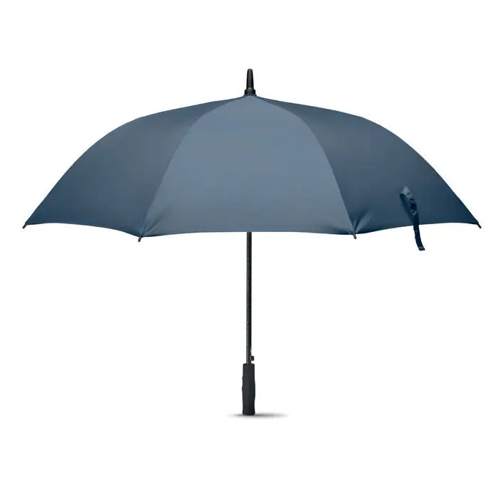 Umbrela rezistenta la vant 27 inch albastru inchis cu maner si tija neagra ideala pentru golf