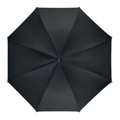 Umbrela rezistenta la vant 27 inch neagra cu design minimalist si material neted pentru protectie eficienta