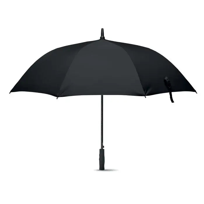 Umbrelă rezistentă la vânt 27 inch neagră cu design solid și mâner rezistent pentru utilizare eficientă