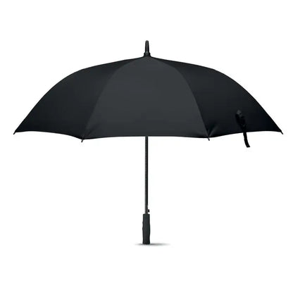 Umbrelă rezistentă la vânt 27 inch neagră cu design solid și mâner rezistent pentru utilizare eficientă