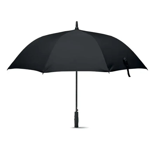 Umbrelă rezistentă la vânt 27 inch neagră cu design solid și mâner rezistent pentru utilizare eficientă