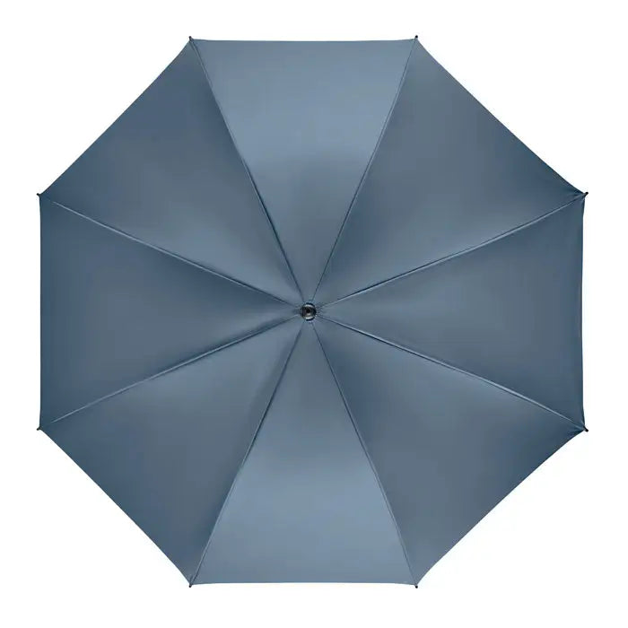 Umbrela rezistenta la vant 27 inch, mat gri, design minimalist cu cusaturi subtile pe nervuri