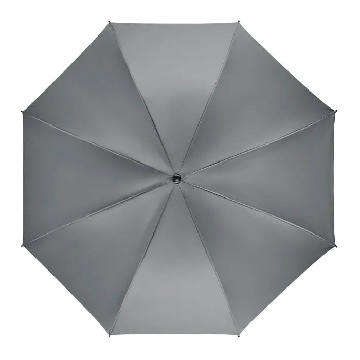 Umbrela rezistenta la vant 27 inch elegante cu design mat gri si accente metalice subtile pe tije
