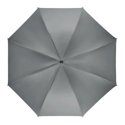 Umbrela rezistenta la vant 27 inch elegante cu design mat gri si accente metalice subtile pe tije
