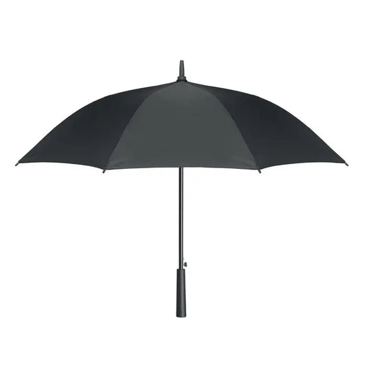 Umbrela rezistenta la vant de 23 inch cu design modern negru si maner robust pentru protectie eficienta