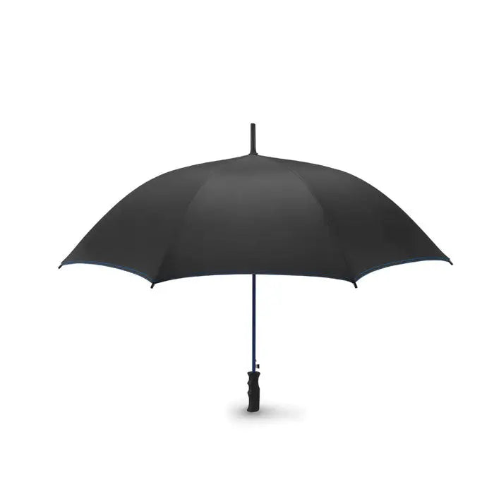 Umbrela rezistenta la vant de 23 inch cu design modern negru si maner robust pentru utilizare practica