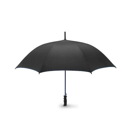 Umbrela rezistenta la vant de 23 inch cu design modern negru si maner robust pentru utilizare practica