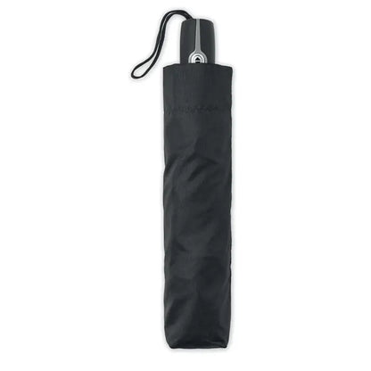 Umbrela rezistenta la vant de 27 inch neagra cu maner mat si husa din material textil asortata