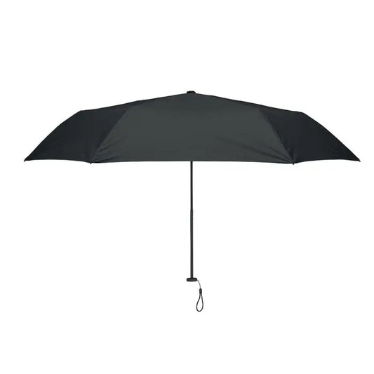 Umbrela usoara pliabila neagra cu design minimalist si maner rezistent pentru utilizare practica