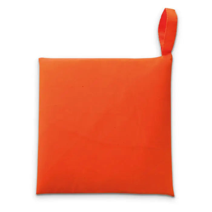 Vesta din material tricotat potholder pătrat portocaliu aprins cu mâner din țesătură asortată